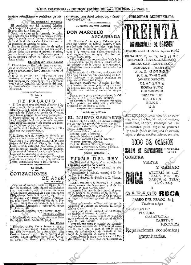 ABC MADRID 12-11-1911 página 8