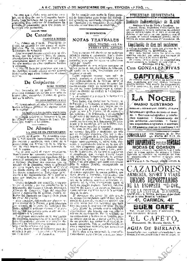 ABC MADRID 23-11-1911 página 12