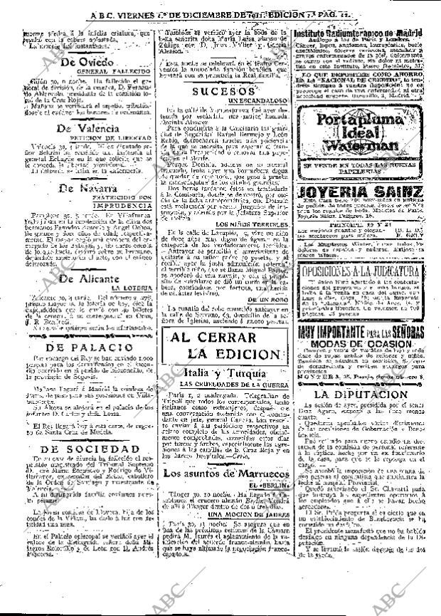 ABC MADRID 01-12-1911 página 12