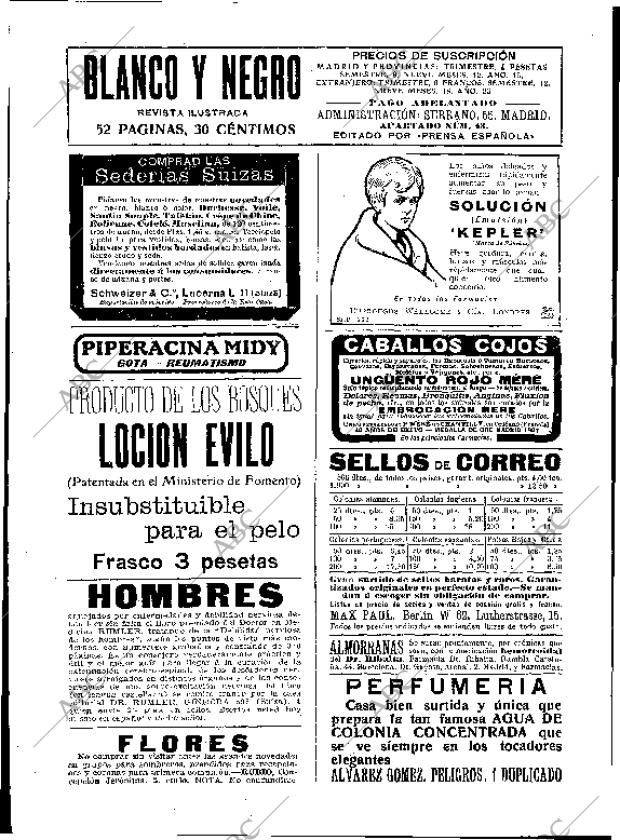 BLANCO Y NEGRO MADRID 03-12-1911 página 2