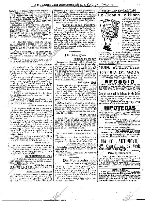 ABC MADRID 04-12-1911 página 12