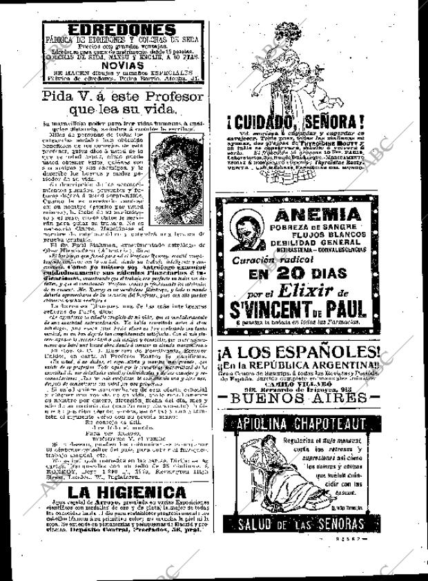 BLANCO Y NEGRO MADRID 10-12-1911 página 4