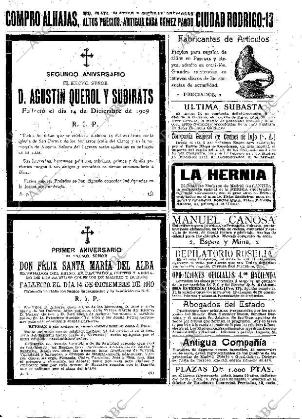 ABC MADRID 13-12-1911 página 19