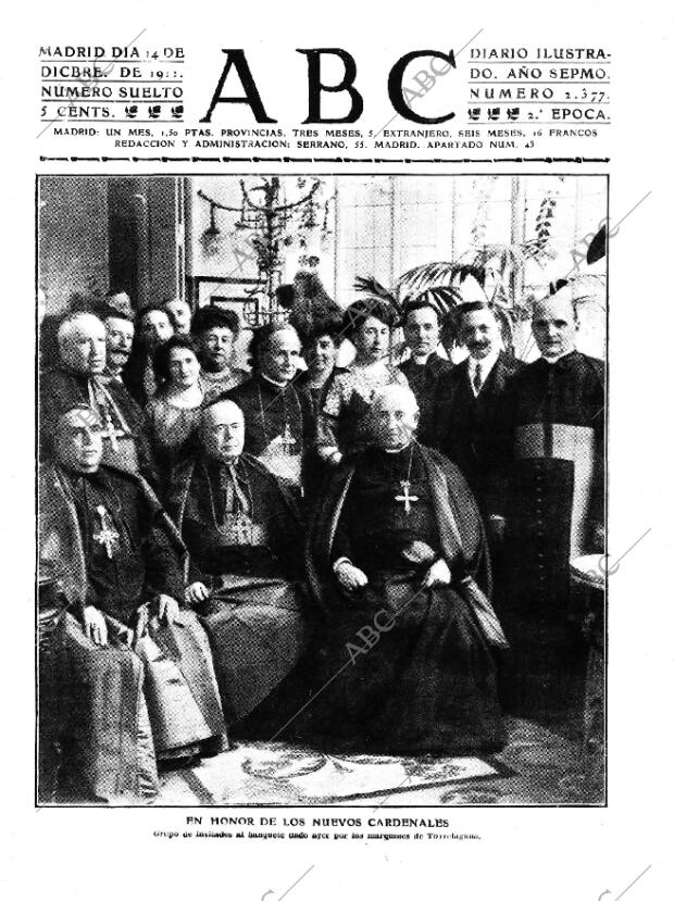 ABC MADRID 14-12-1911 página 1