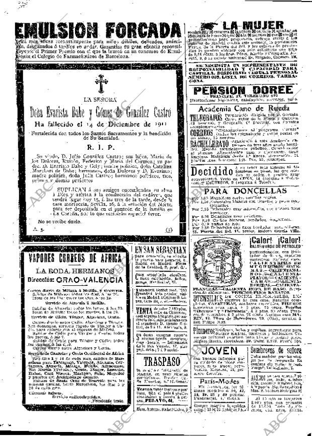 ABC MADRID 15-12-1911 página 14