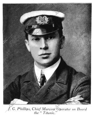 Jefe del servicio radiotelegráfico del Titanic -fecha Aproximada