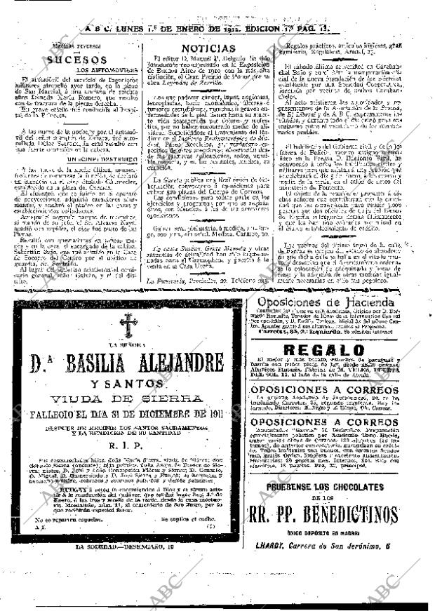 ABC MADRID 01-01-1912 página 13