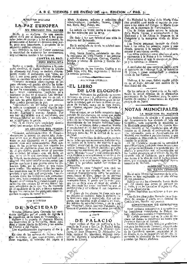 ABC MADRID 05-01-1912 página 7