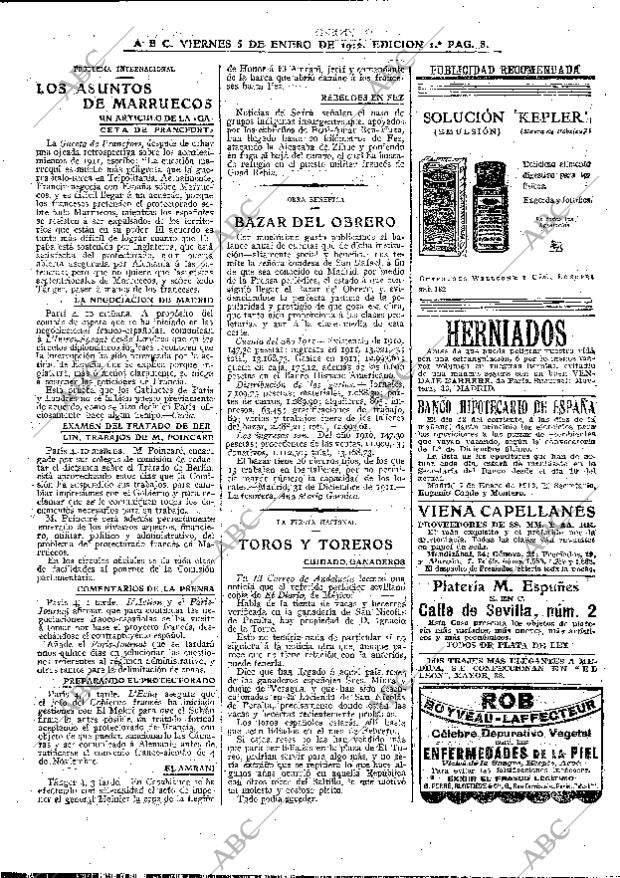 ABC MADRID 05-01-1912 página 8