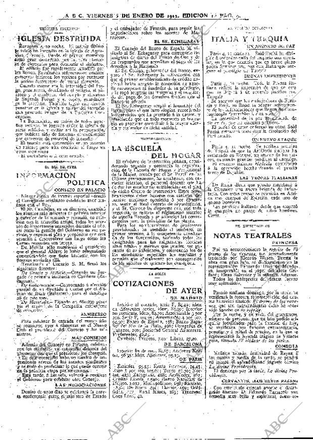 ABC MADRID 05-01-1912 página 9