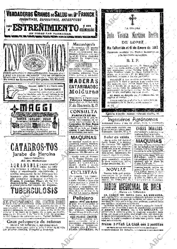 ABC MADRID 07-01-1912 página 15