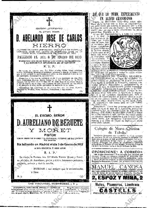 ABC MADRID 07-01-1912 página 18