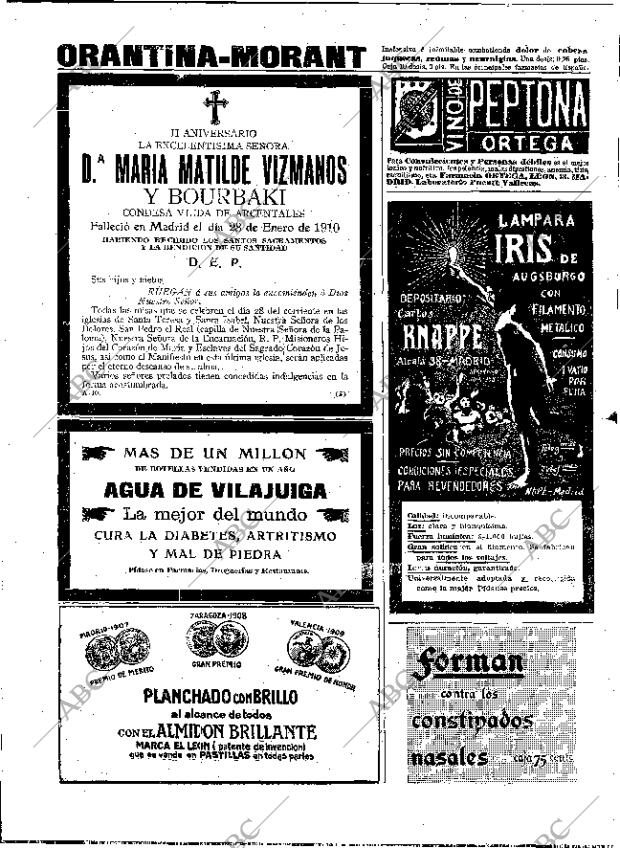 ABC MADRID 27-01-1912 página 4