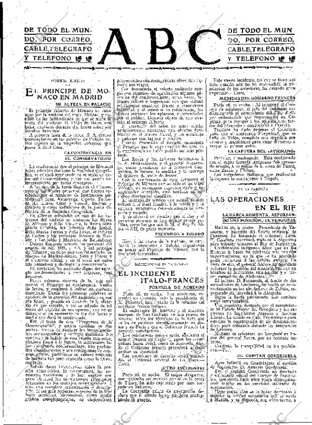 ABC MADRID 27-01-1912 página 5