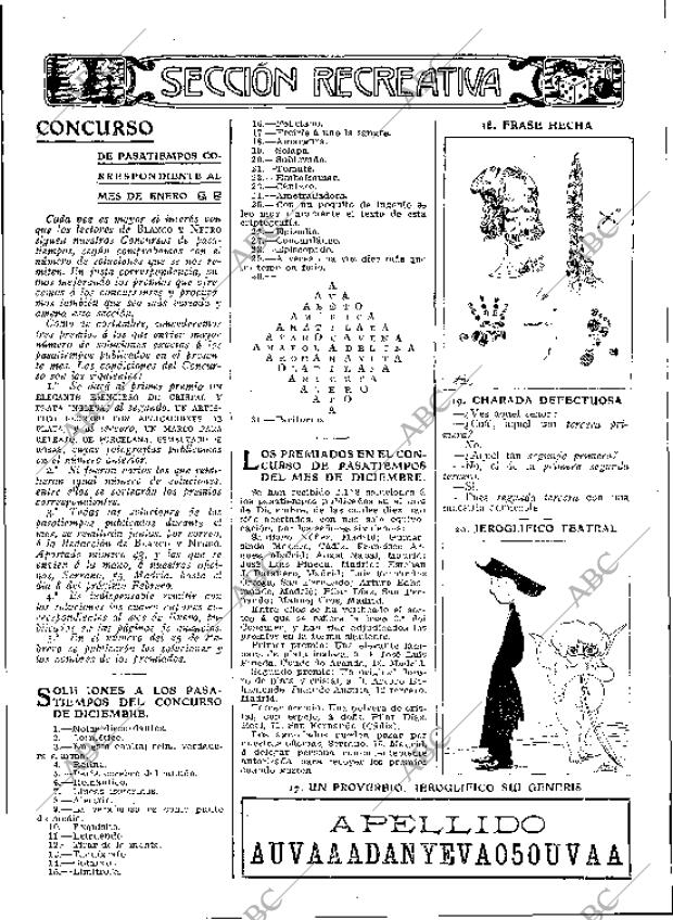 BLANCO Y NEGRO MADRID 28-01-1912 página 51