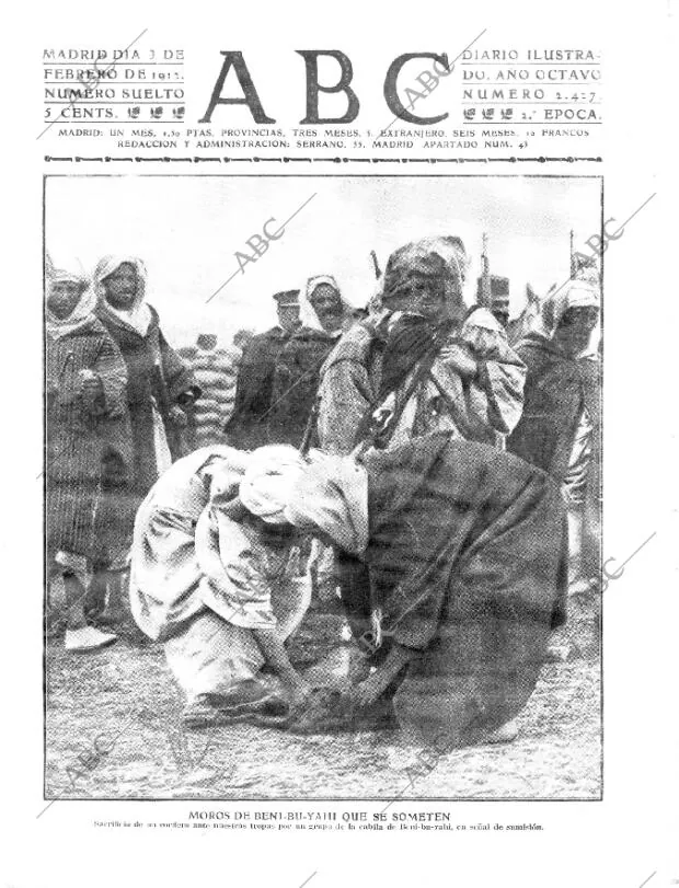 ABC MADRID 03-02-1912 página 1