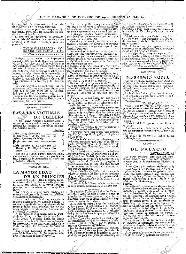 ABC MADRID 03-02-1912 página 6