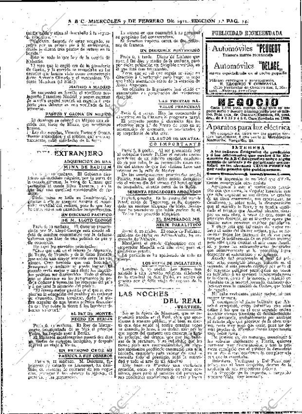 ABC MADRID 07-02-1912 página 14