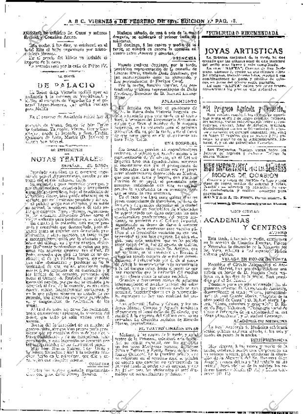 ABC MADRID 09-02-1912 página 18