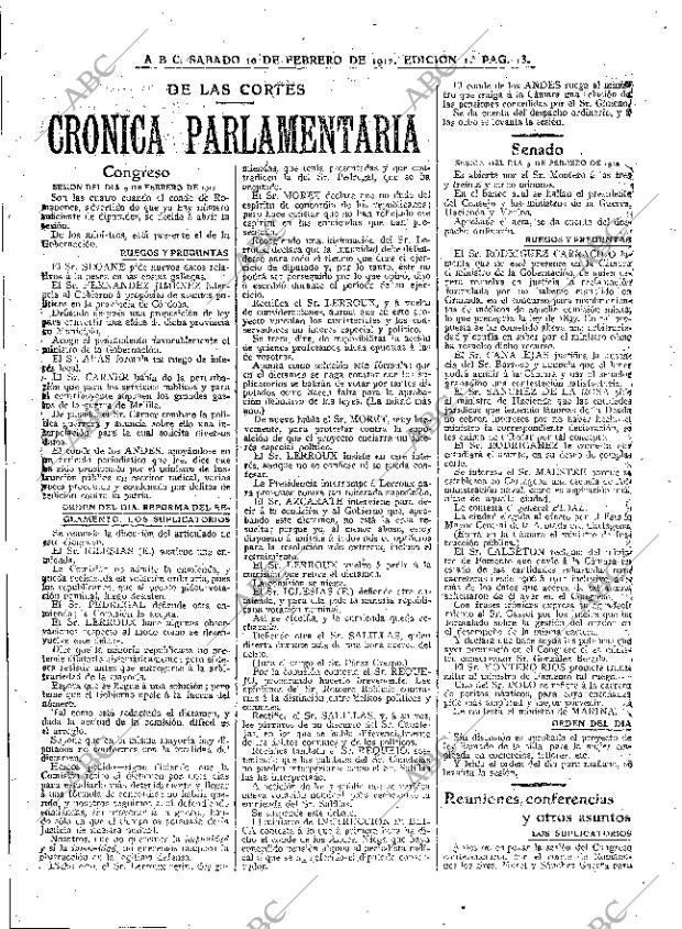 ABC MADRID 10-02-1912 página 13