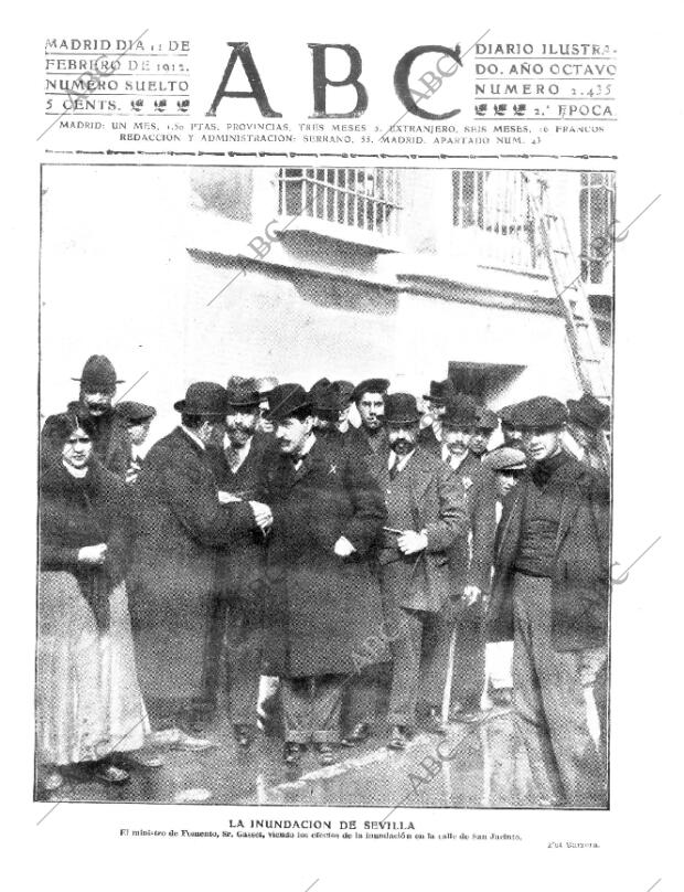 ABC MADRID 11-02-1912 página 1