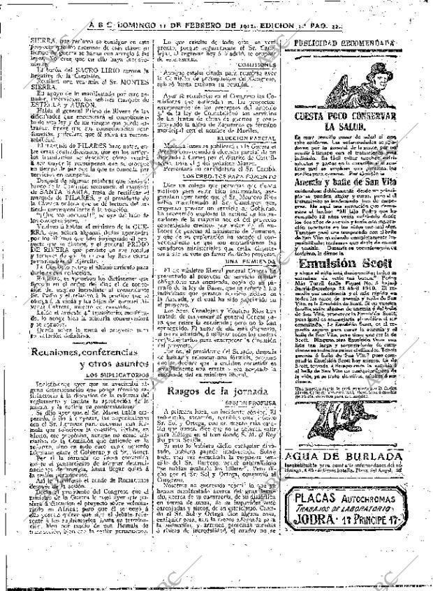 ABC MADRID 11-02-1912 página 12