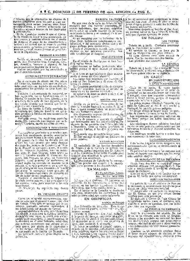 ABC MADRID 11-02-1912 página 8