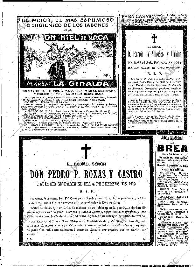 ABC MADRID 12-02-1912 página 14