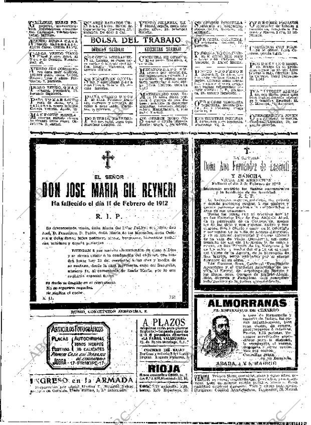 ABC MADRID 12-02-1912 página 16