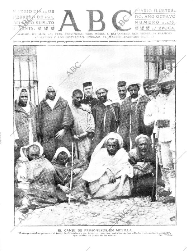 ABC MADRID 14-02-1912 página 1