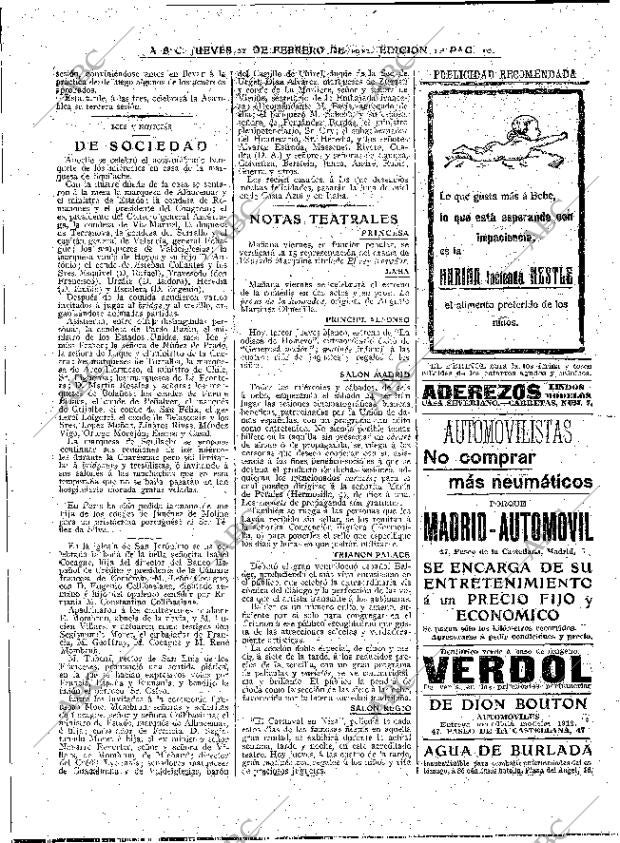 ABC MADRID 22-02-1912 página 10