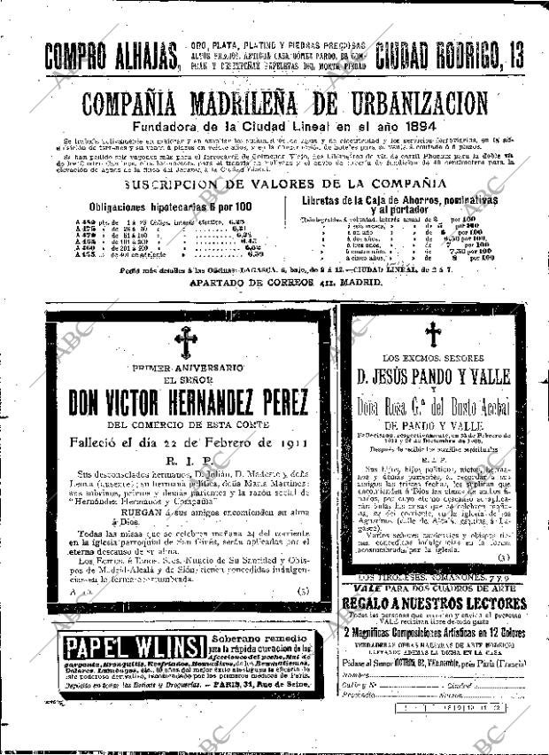 ABC MADRID 23-02-1912 página 18