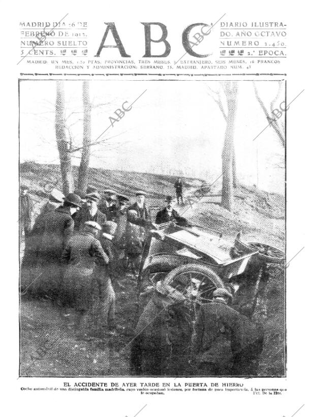 ABC MADRID 26-02-1912 página 1