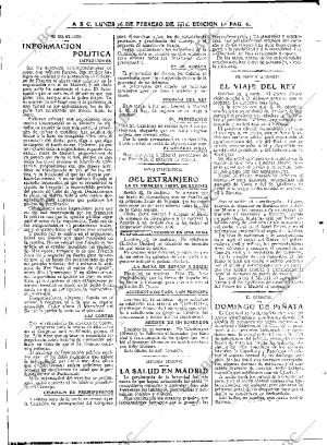 ABC MADRID 26-02-1912 página 6
