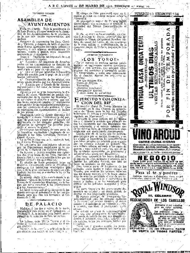 ABC MADRID 11-03-1912 página 10