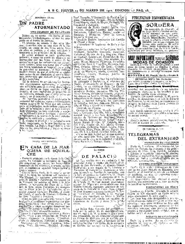 ABC MADRID 14-03-1912 página 18