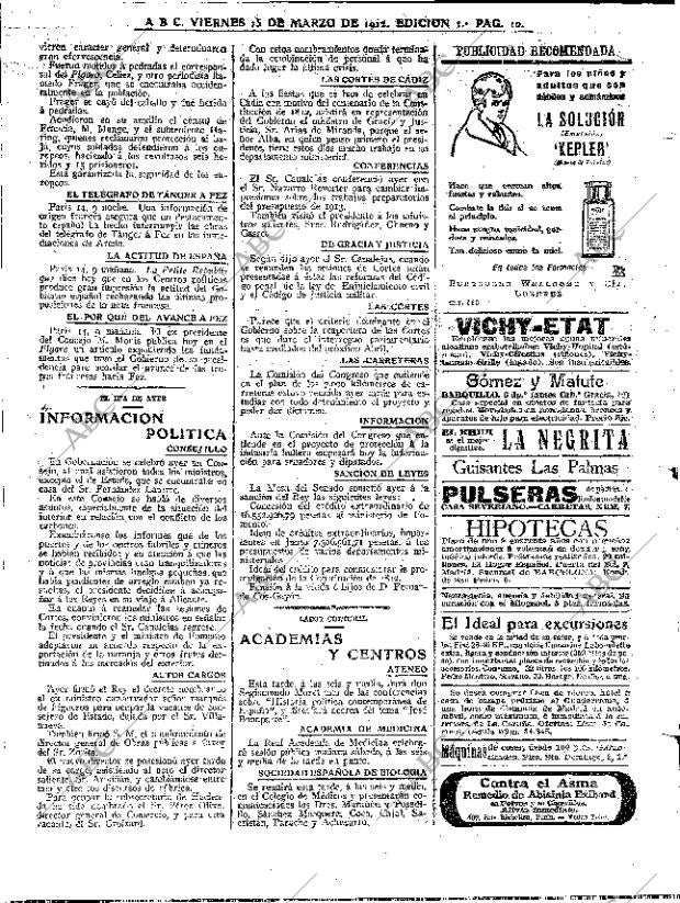 ABC MADRID 15-03-1912 página 10