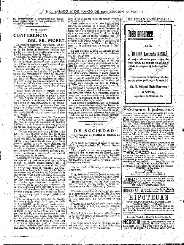 ABC MADRID 16-03-1912 página 18