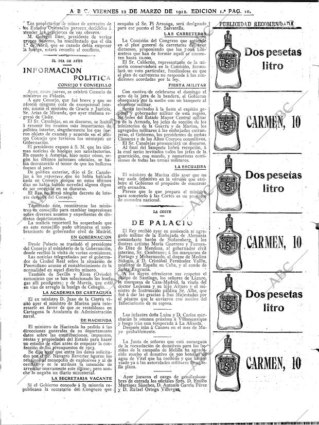 ABC MADRID 22-03-1912 página 10