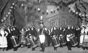 Escena del segundo acto De "las Mujeres Vienesas", opereta de Lehar, Estrenada...