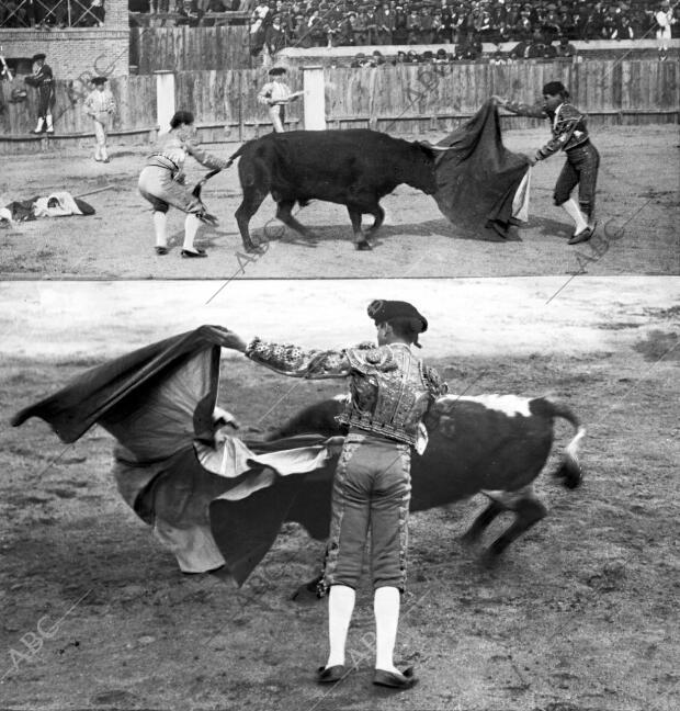 Tetuan. Jaqueta y Algeteño en un Quite. 2.-Carabanchel.Manuel navarro en una...