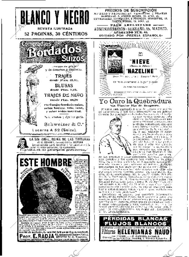 BLANCO Y NEGRO MADRID 07-04-1912 página 2
