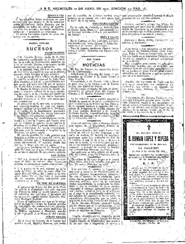 ABC MADRID 10-04-1912 página 16