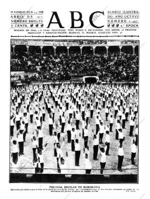 ABC MADRID 14-04-1912 página 1