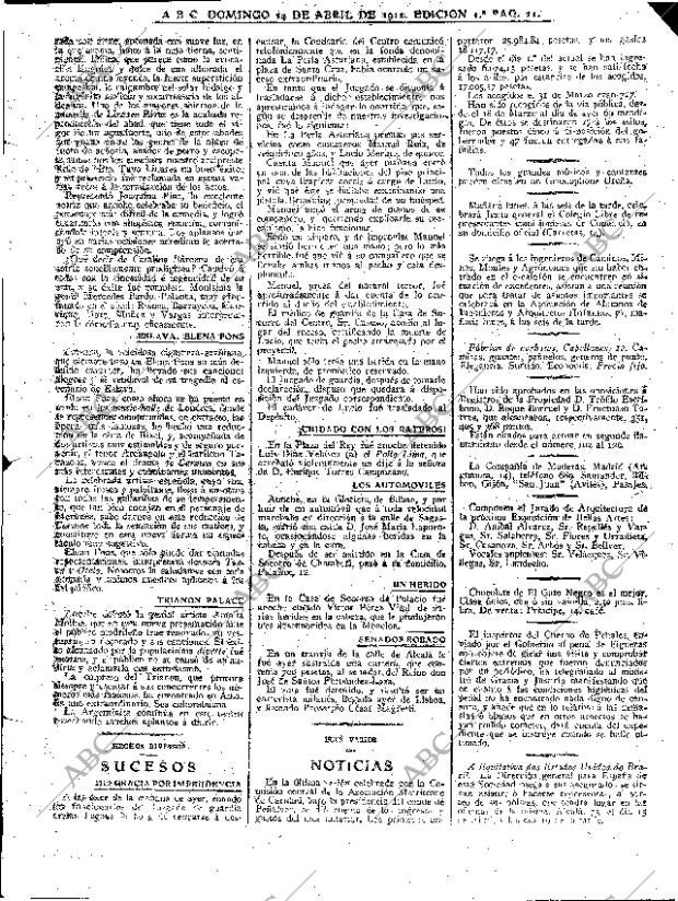 ABC MADRID 14-04-1912 página 11