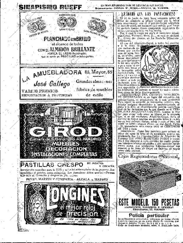 ABC MADRID 14-04-1912 página 16