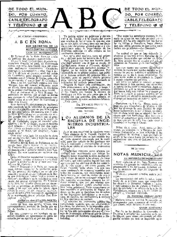 ABC MADRID 14-04-1912 página 3