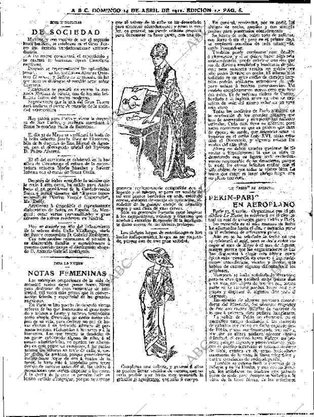 ABC MADRID 14-04-1912 página 6