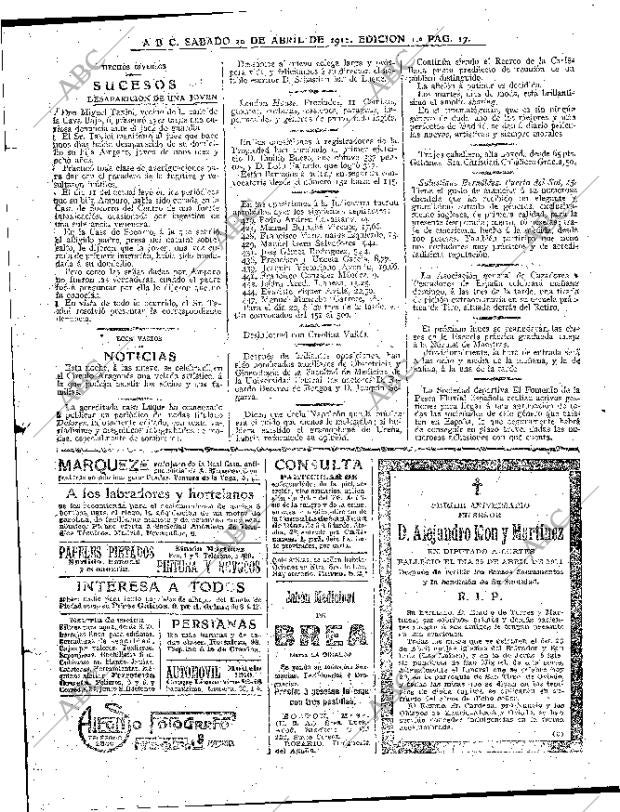 ABC MADRID 20-04-1912 página 17