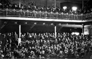 Aspecto que Ofrecía la sala del príncipe Alfonso durante la celebración del...